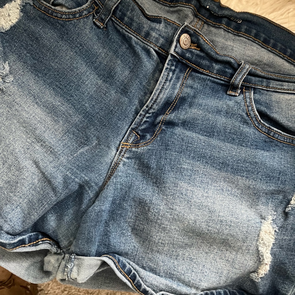 Denim shorts